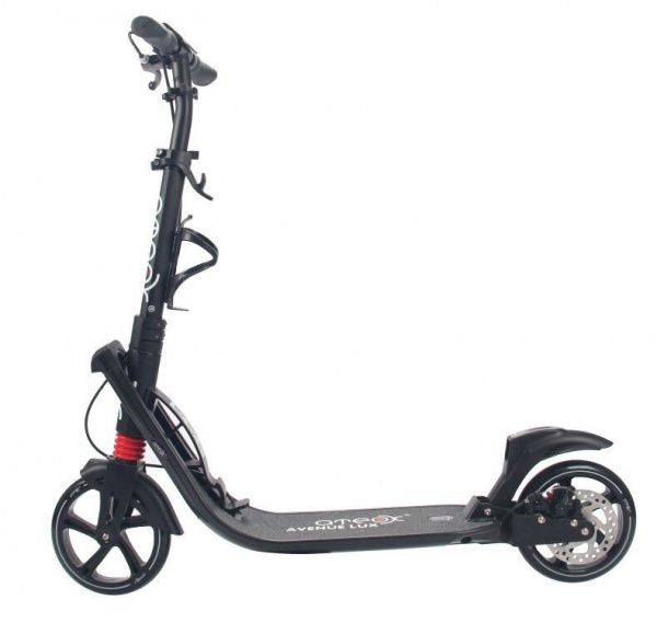 Самокат ATEOX AVENUE LUX складной с амортизаторами и ручным дисковым тормозом